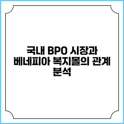 국내 BPO 시장과 베네피아 복지몰의 관계 분석